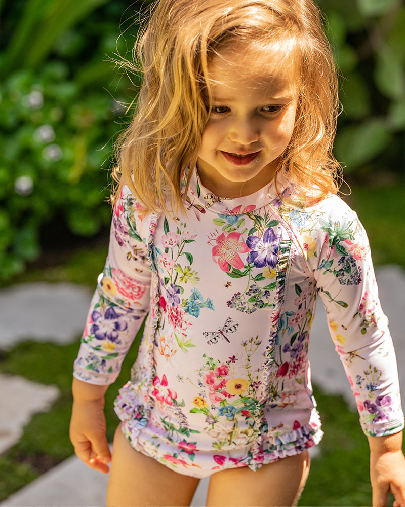 ALLEGRA LS SUNSUIT PINK