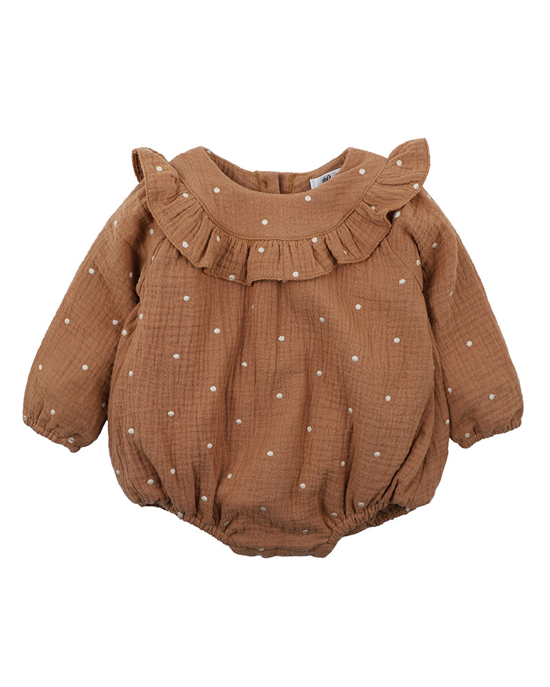 ESME SPOT CRINKE BODYSUIT