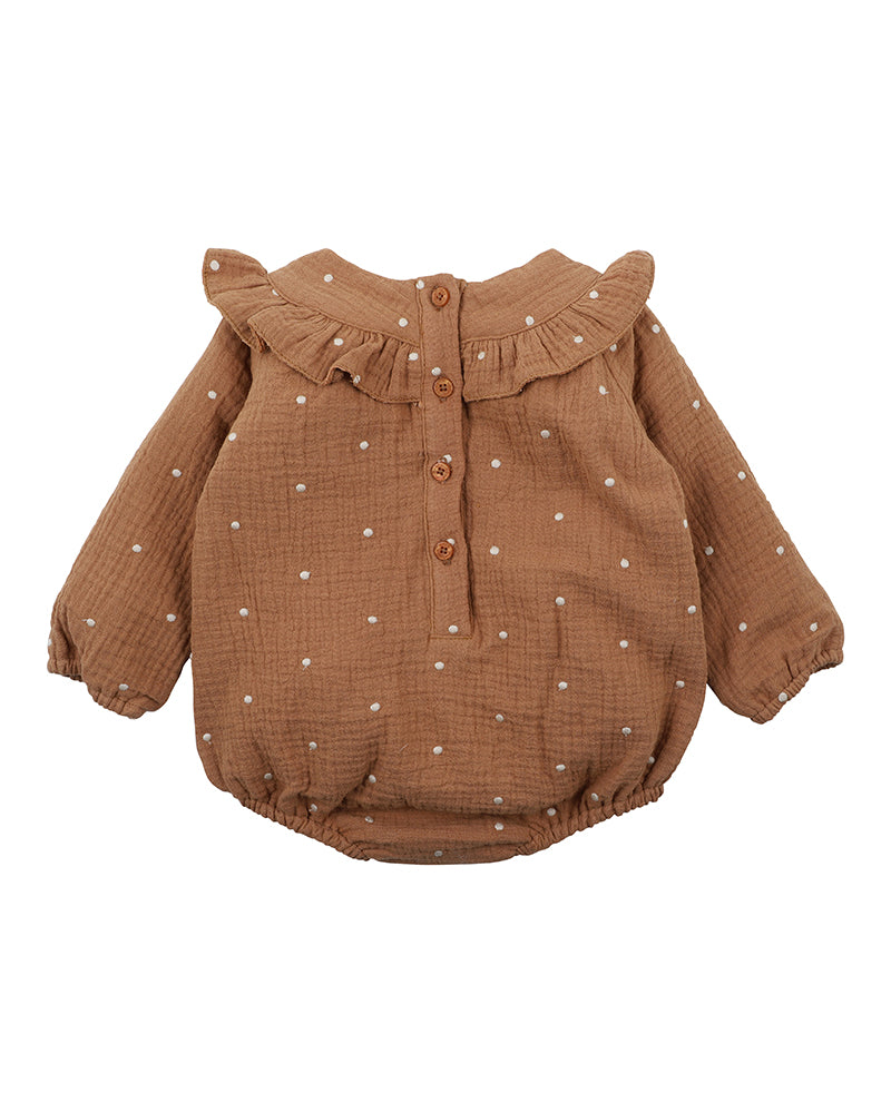 ESME SPOT CRINKE BODYSUIT