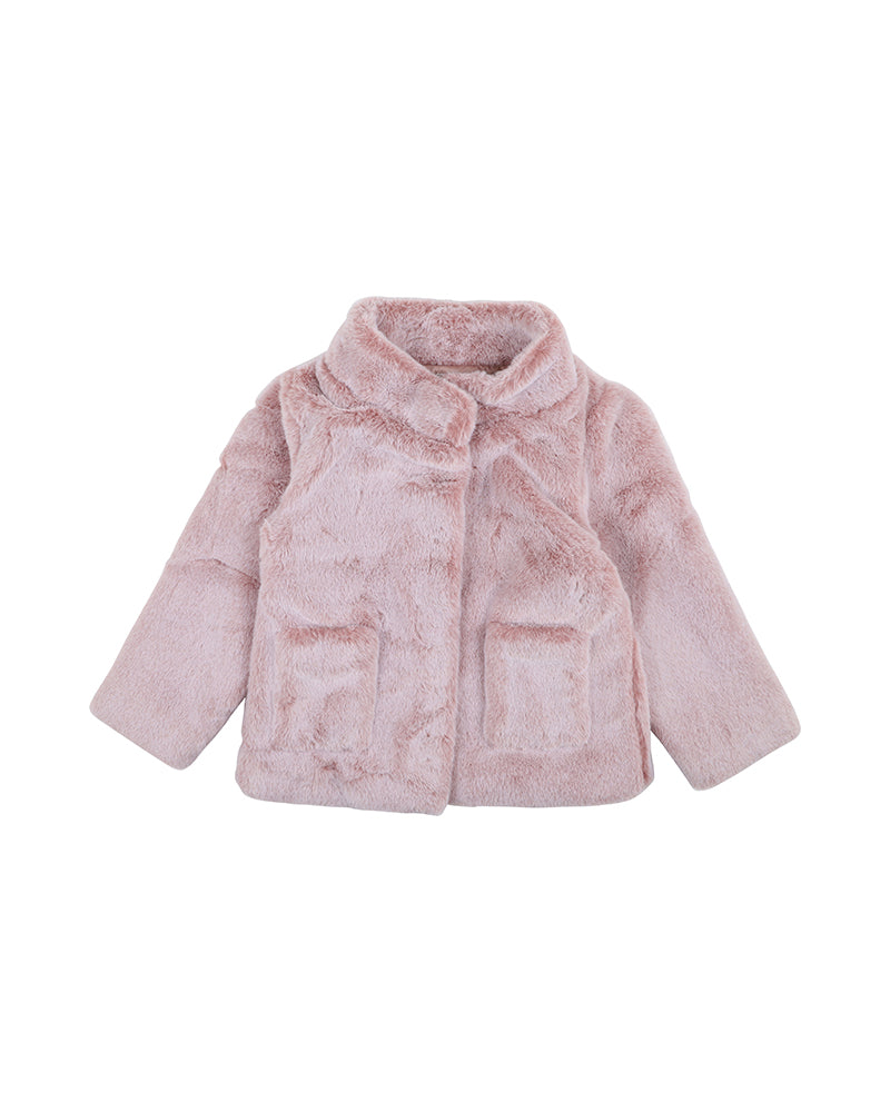 ESME FAUX FUR COAT 3-7Y