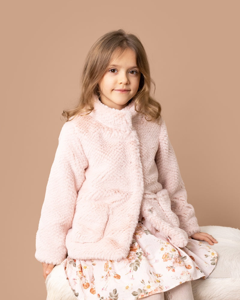 DOTTI FAUX FUR COAT 3-7 YRS