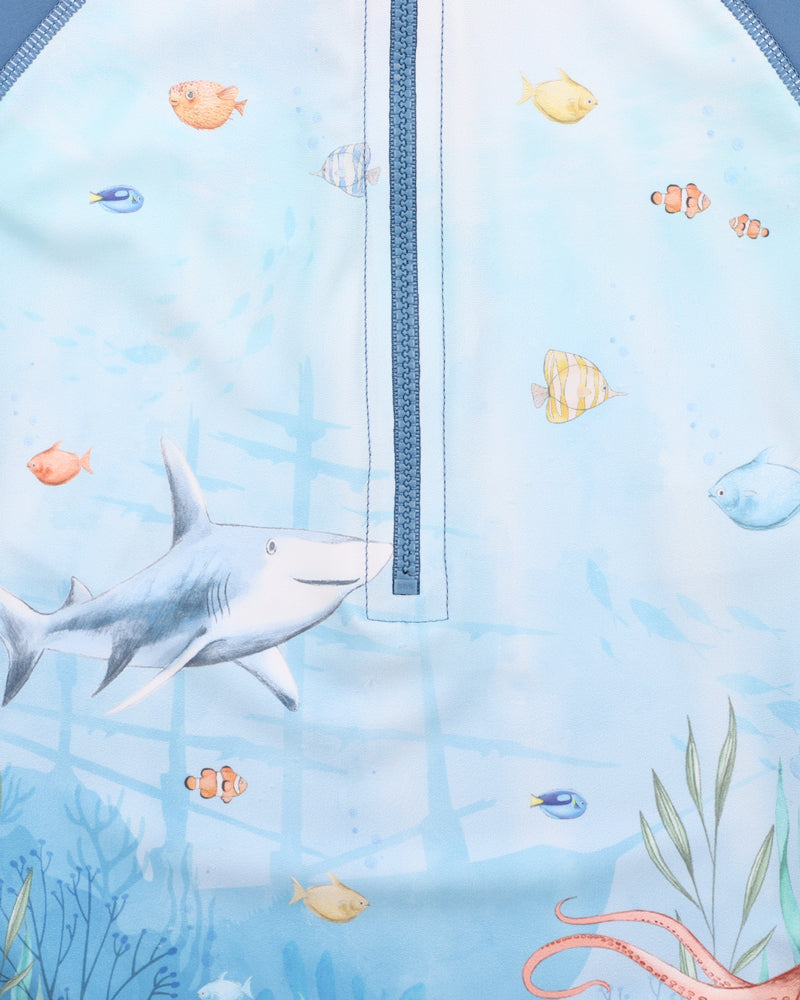 FLINN OCEAN SCENE SWIM SUNSUIT