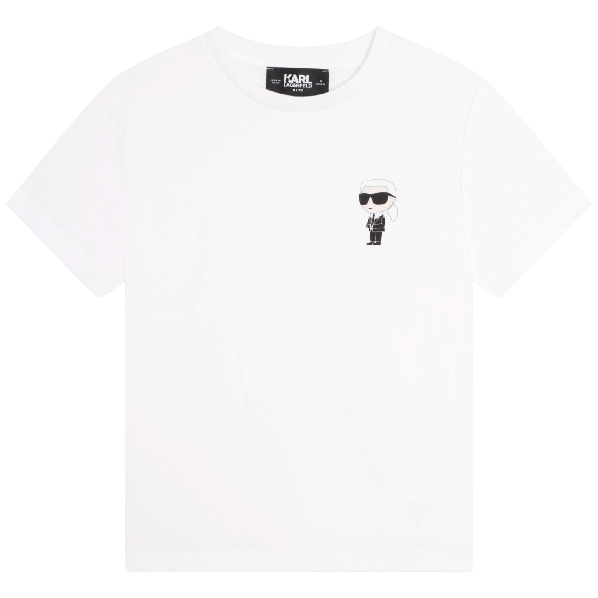 KARL LAGERFELD BOYS KARL ILLUSTRATION T-SHIRT