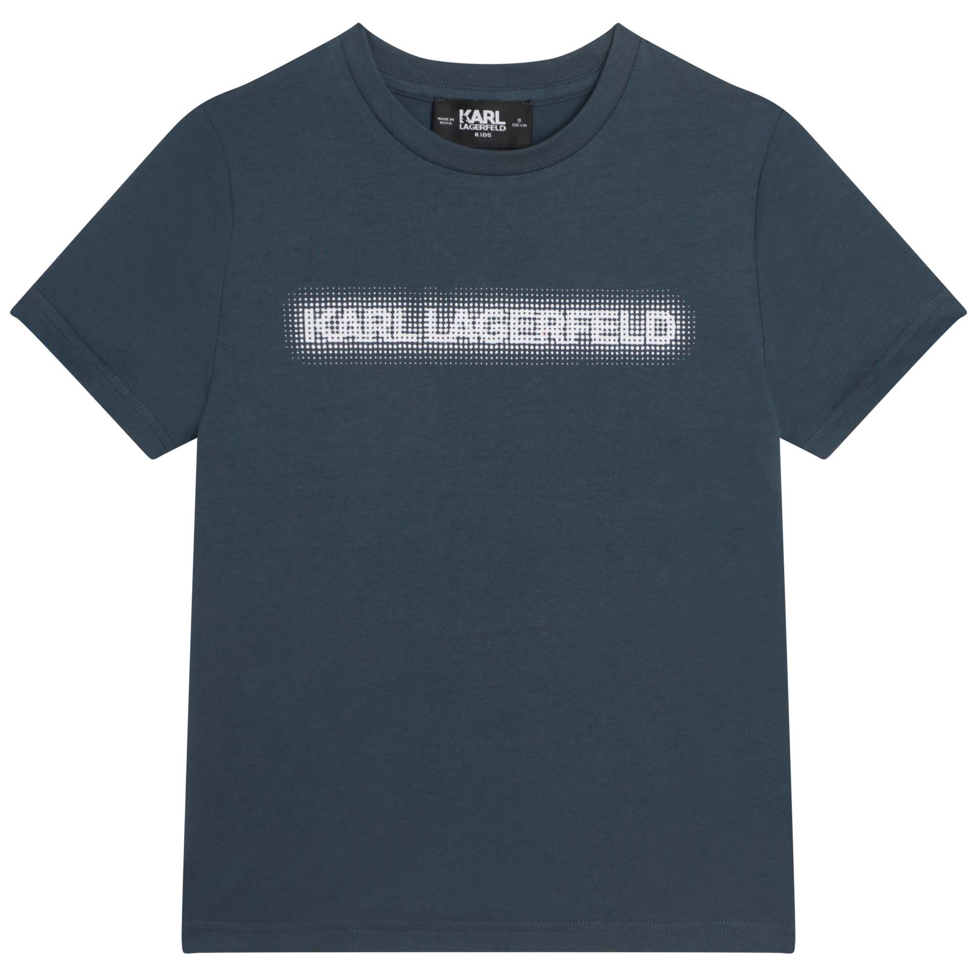 KARL LAGERFELD BOYS SLATE BLUE T-SHIRT