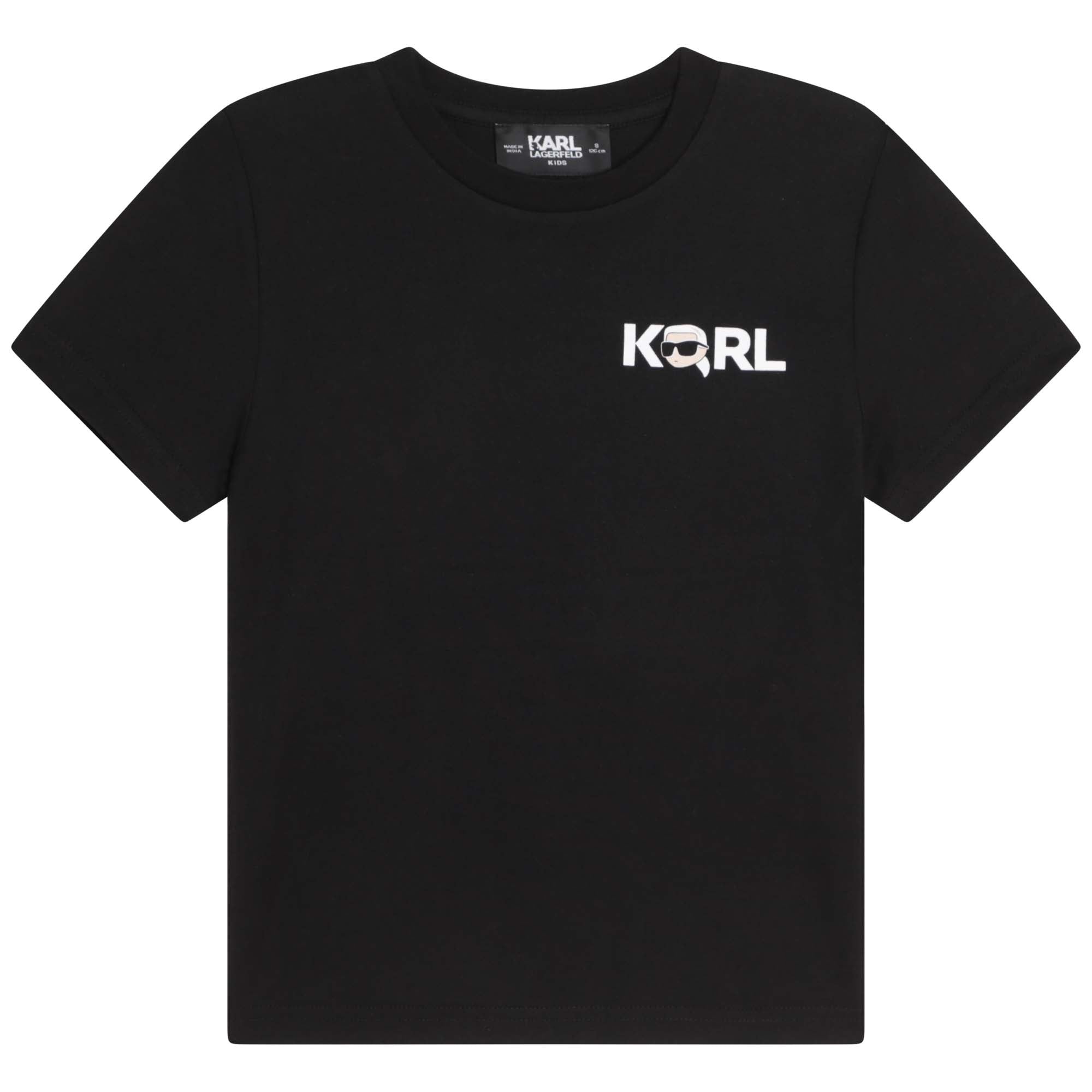 KARL LAGERFELD BOYS BLACK T-SHIRT