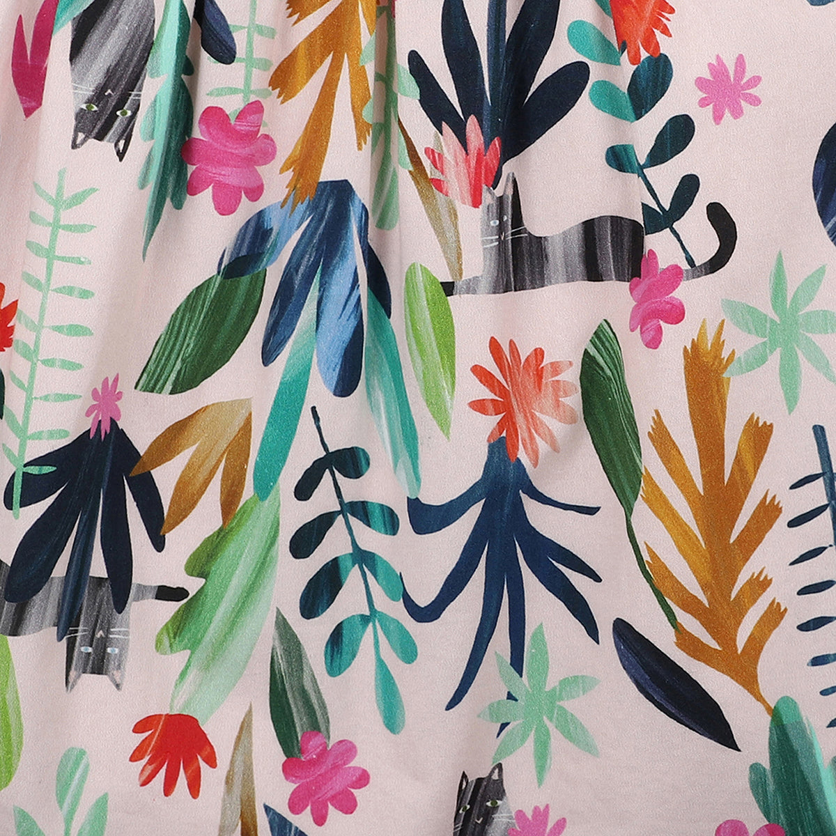 JUNGLE CAT PRINT DRESS 3-7 YRS