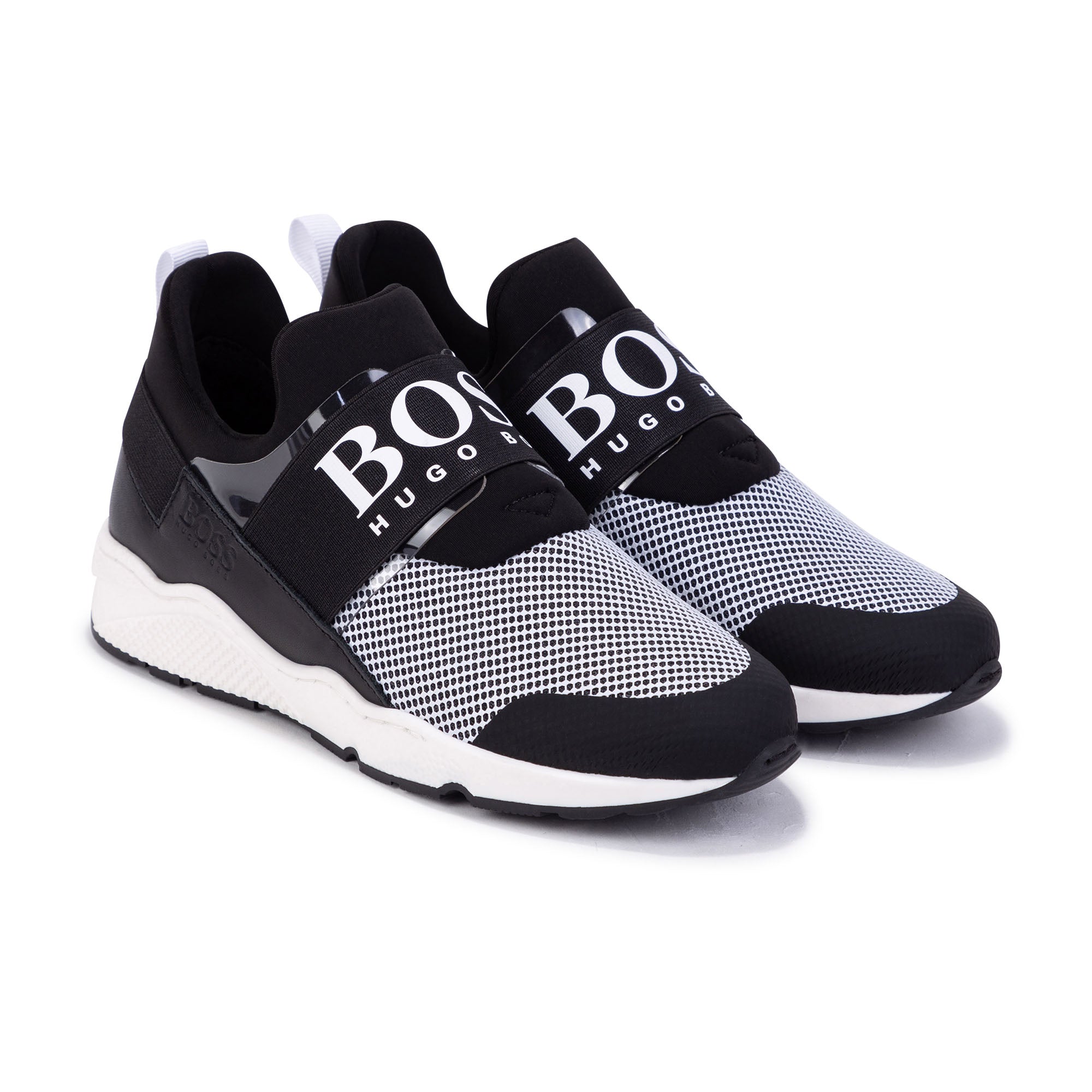 HB BLACK ATHLEISURE TRAINERS