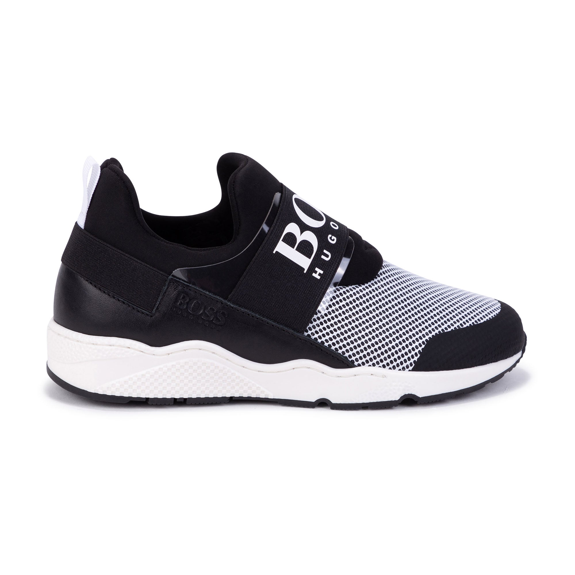 HB BLACK ATHLEISURE TRAINERS