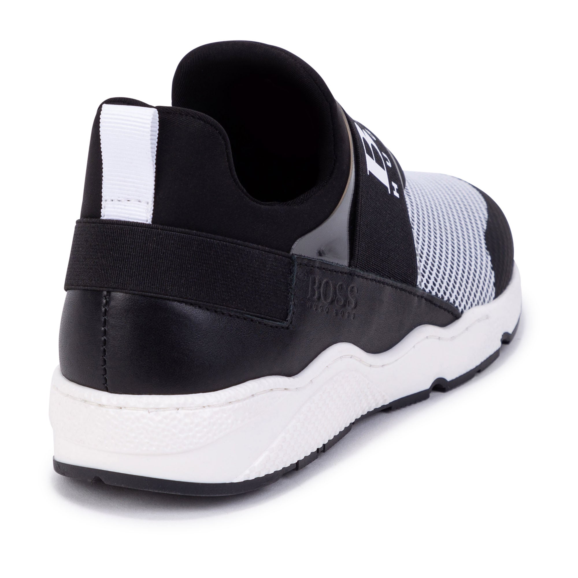 HB BLACK ATHLEISURE TRAINERS