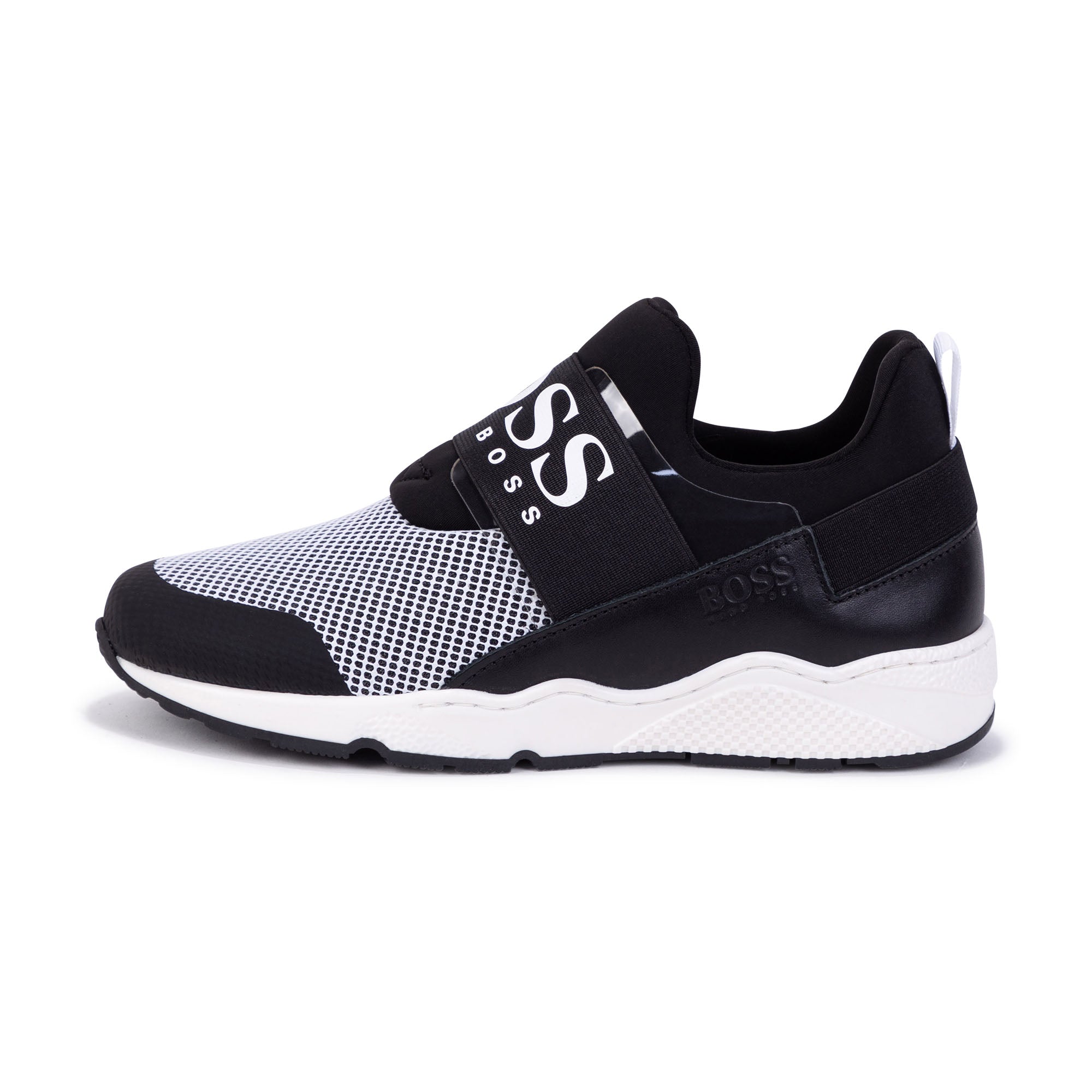 HB BLACK ATHLEISURE TRAINERS