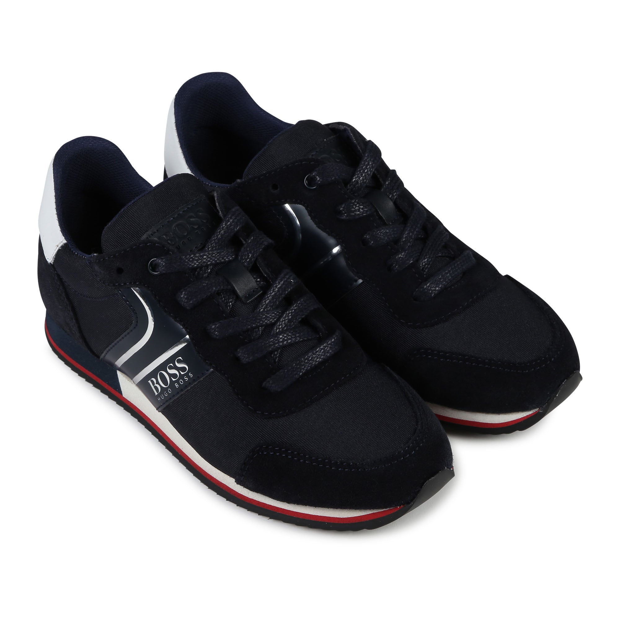 HUGO BOSS NAVY TRAINERS