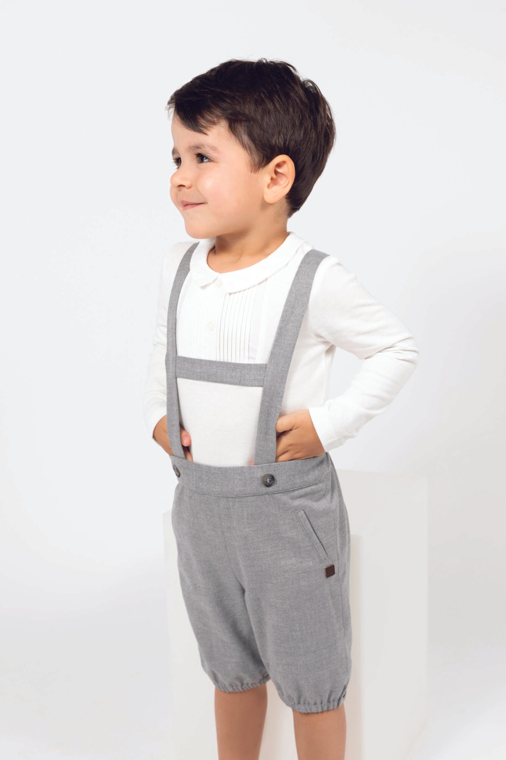 Tartine White pointed collar bodysuit