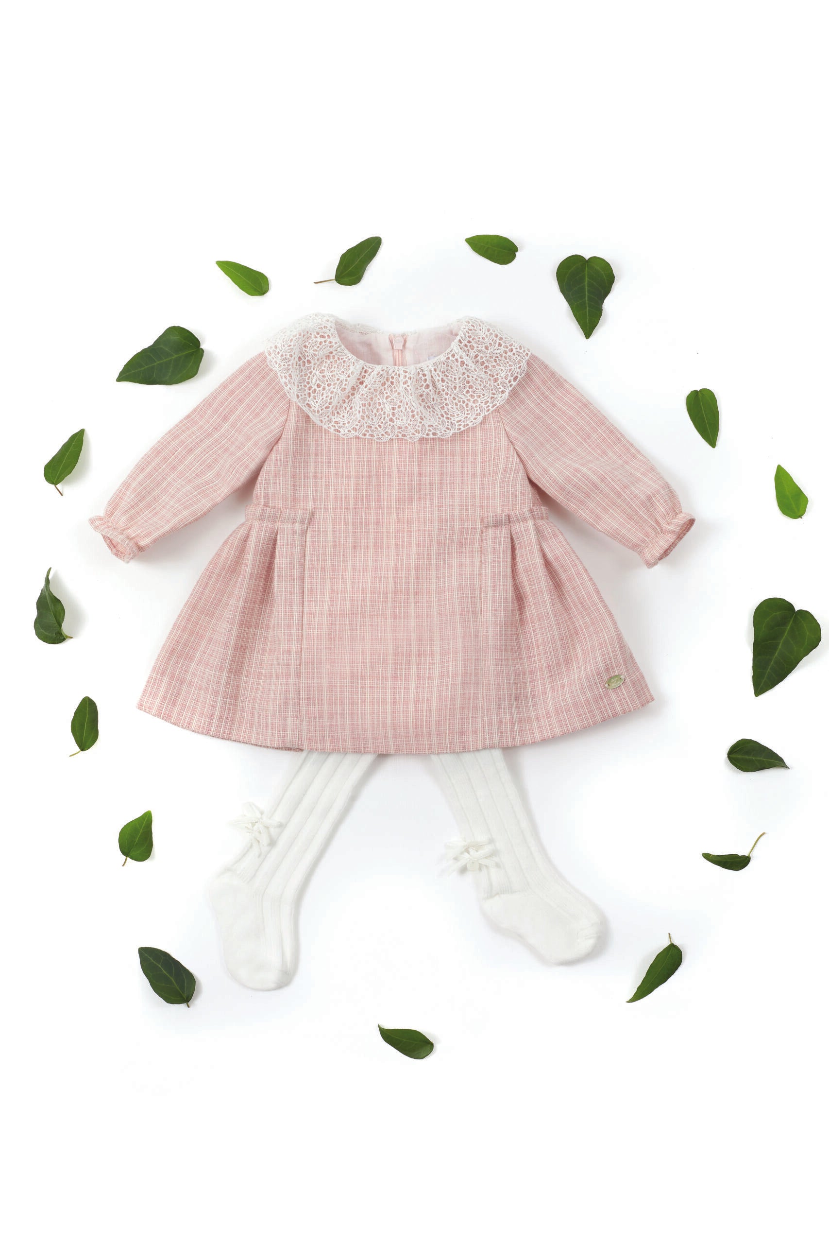 Tartine Pale Pink Checks Dress