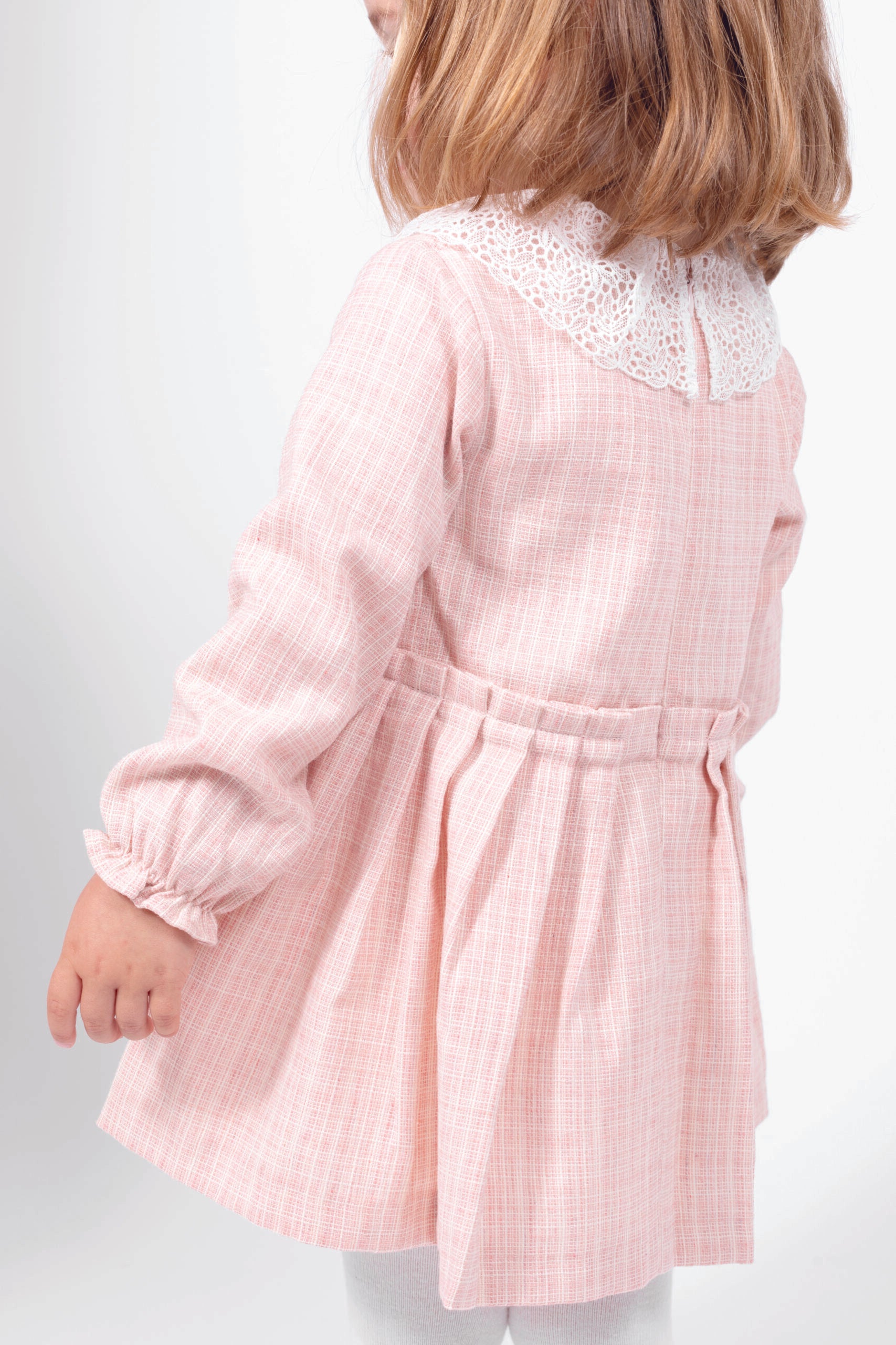 Tartine Pale Pink Checks Dress