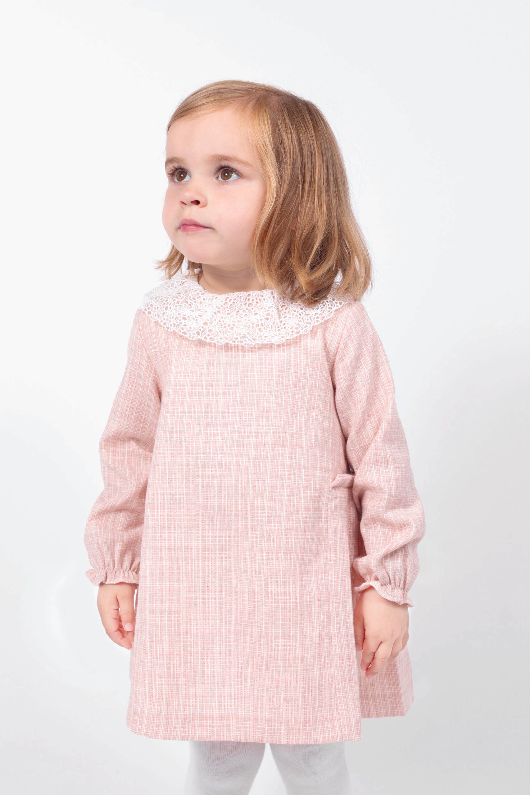Tartine Pale Pink Checks Dress