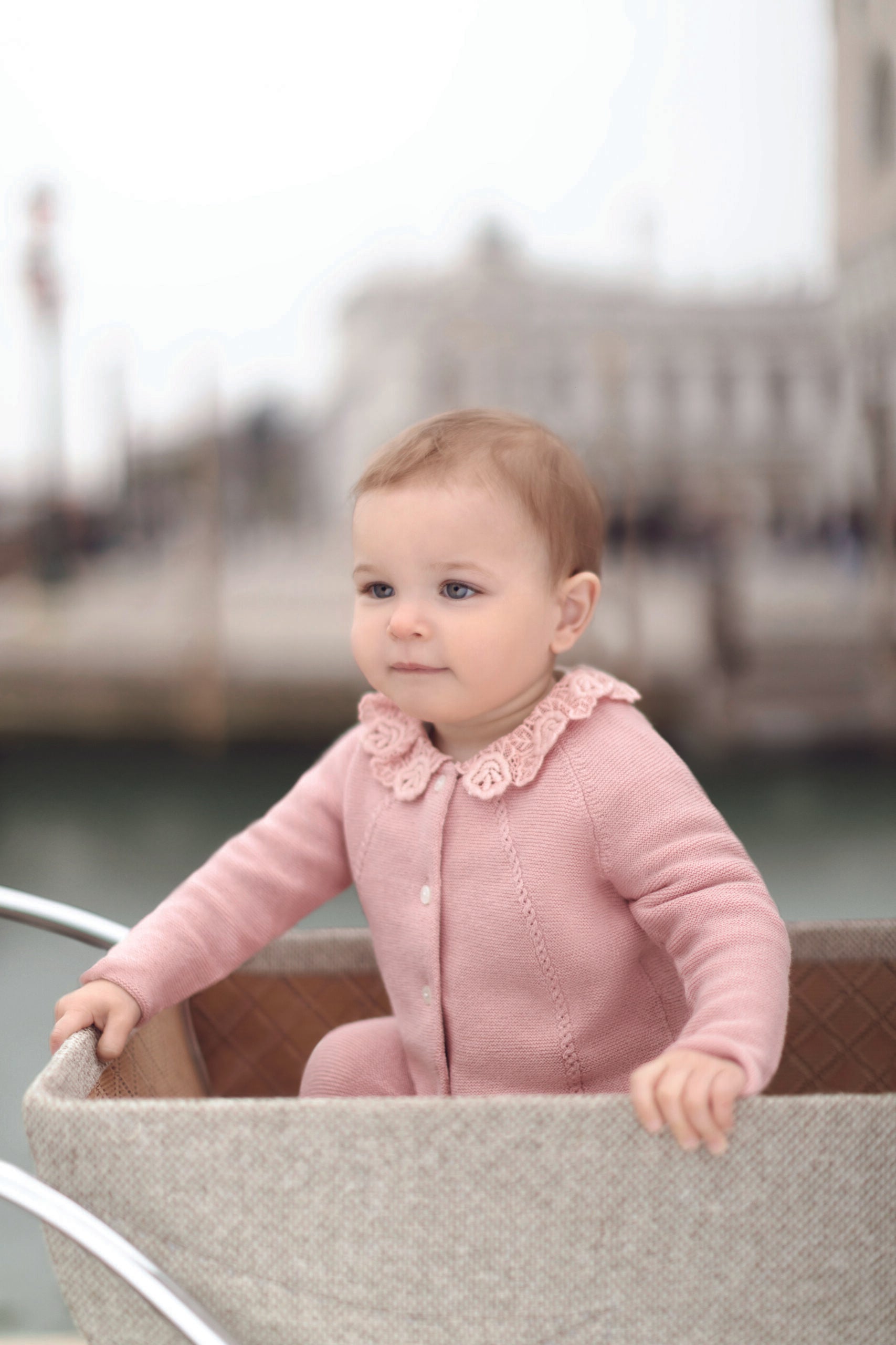 Tartine 2pce knitted set-Peche Colour