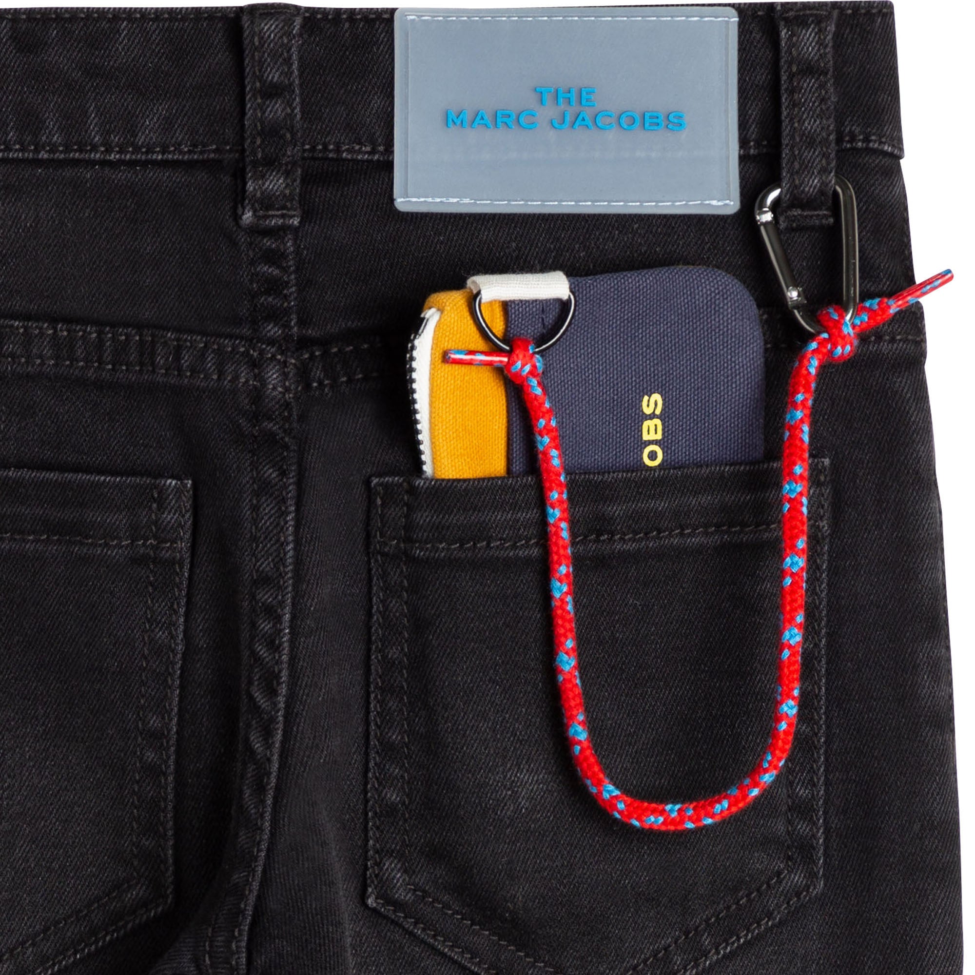 THE MARC JACOBS BLACK DENIM JEANS W/WALLET