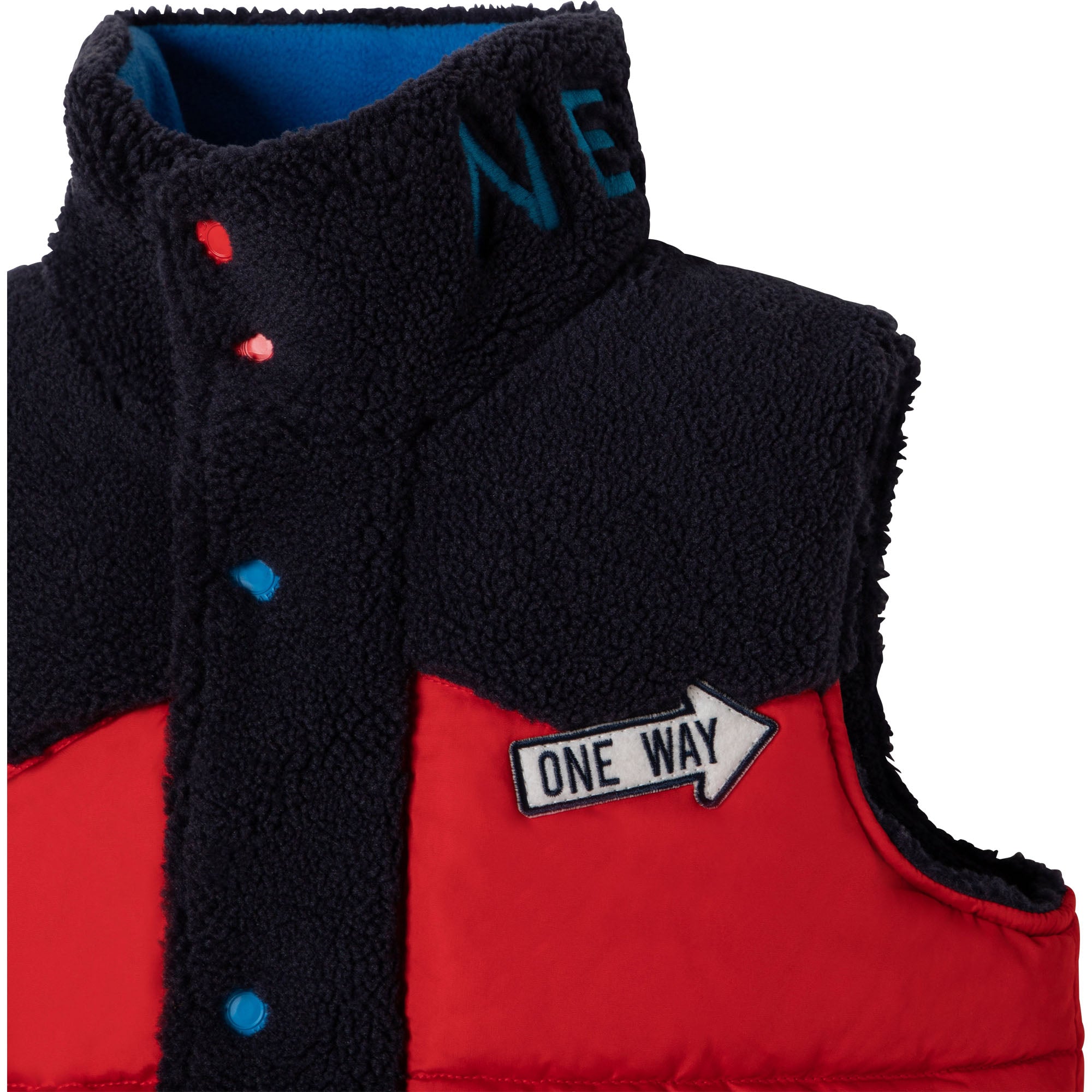 TMJ BOYS RED PUFFER VEST