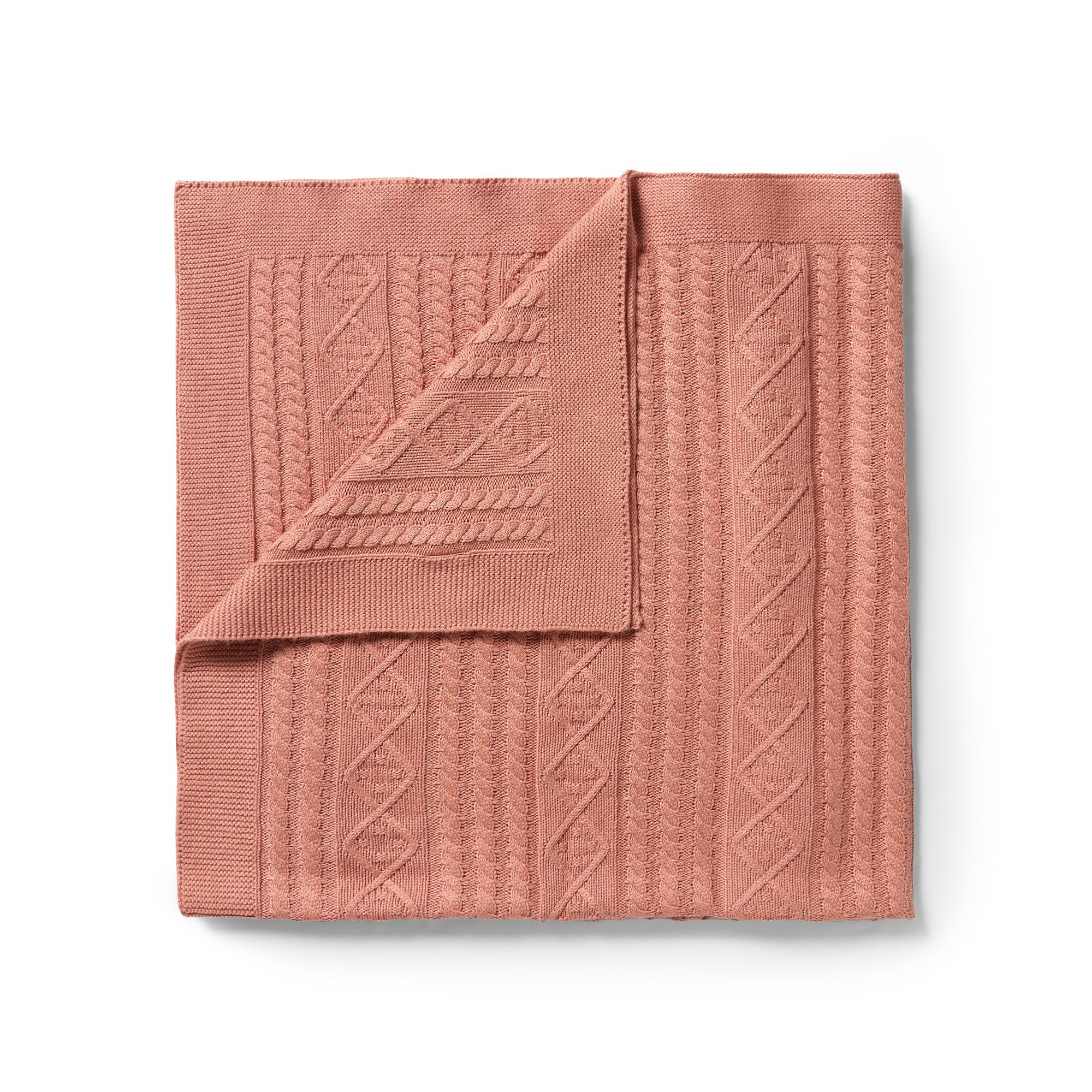 W&F Knitted Cable Blanket