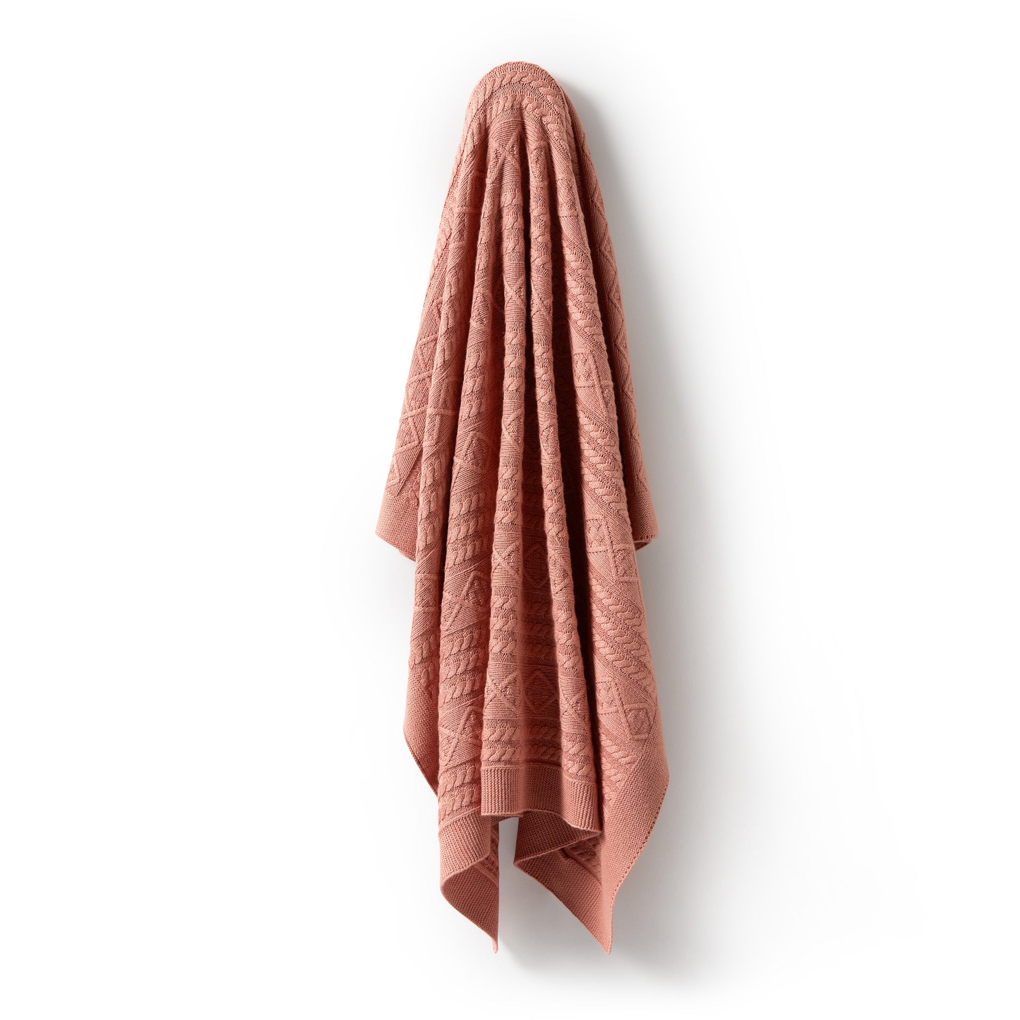 W&F Knitted Cable Blanket