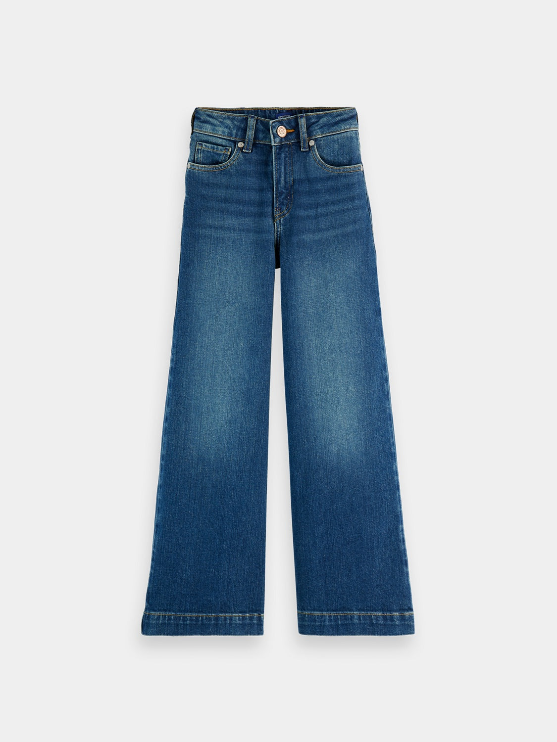 Kids - Wave wide fit jeans- CLASSIC BLUE