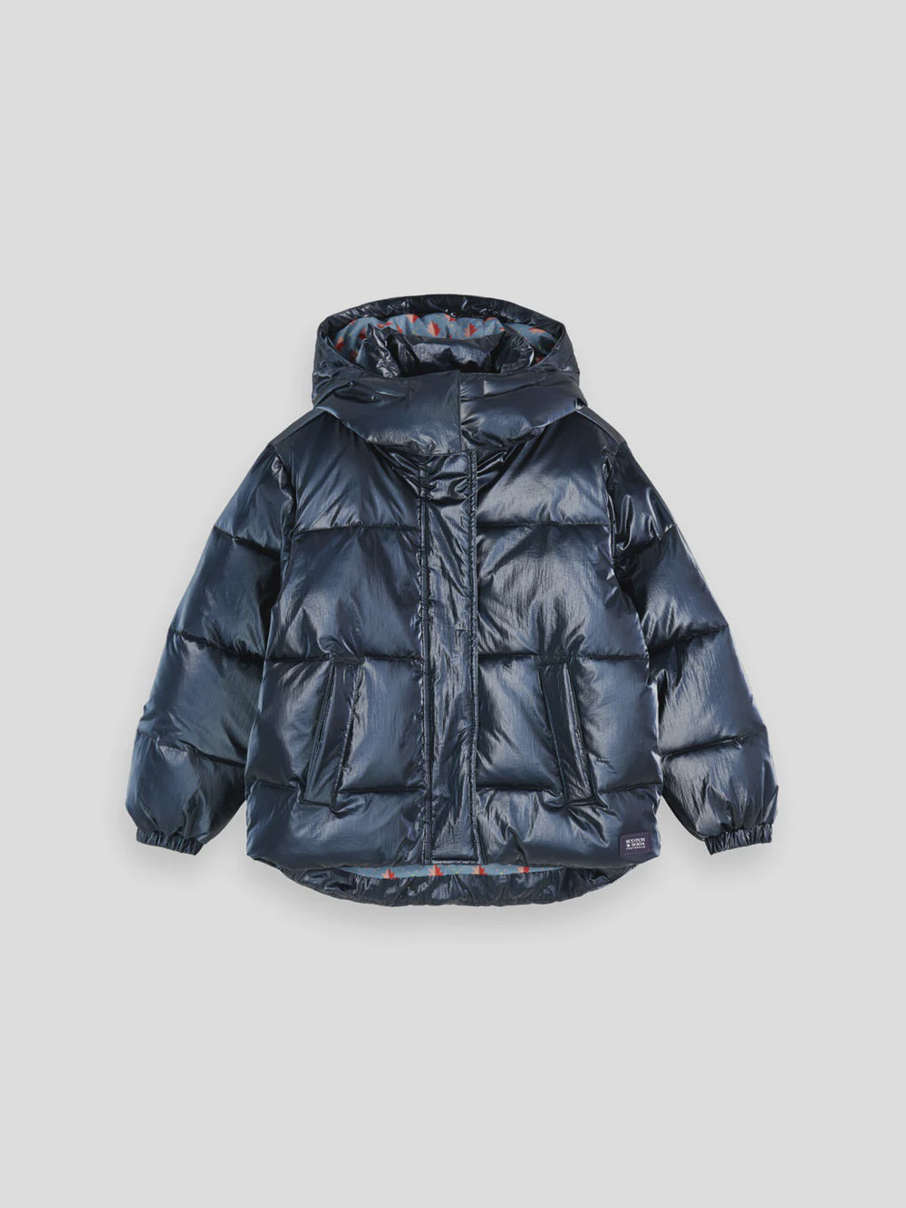 Kids - Metallic puffer jacket