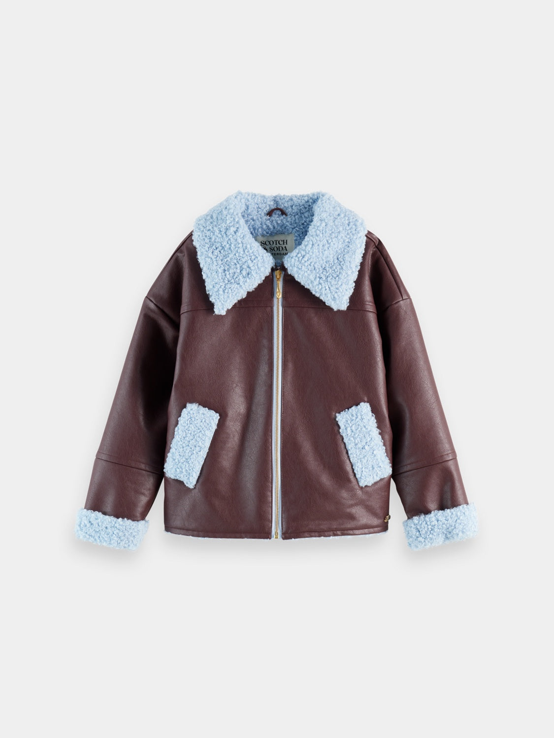 Kids - Faux leather jacket