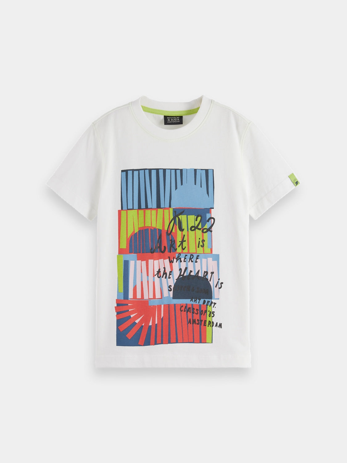 Kids - Artwork t-shirt- Bright White