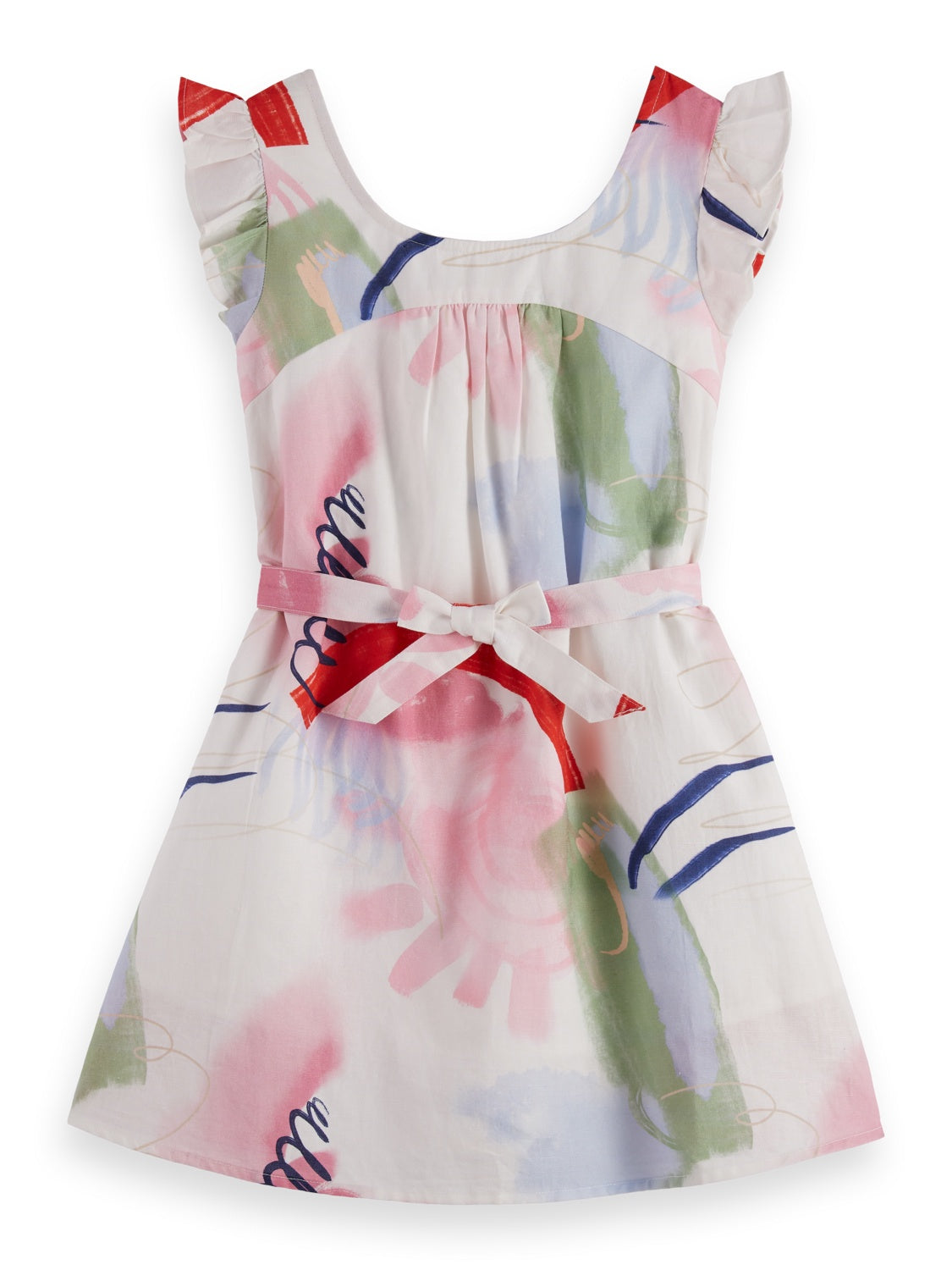 Kids - Printed dress- Lucebert Print