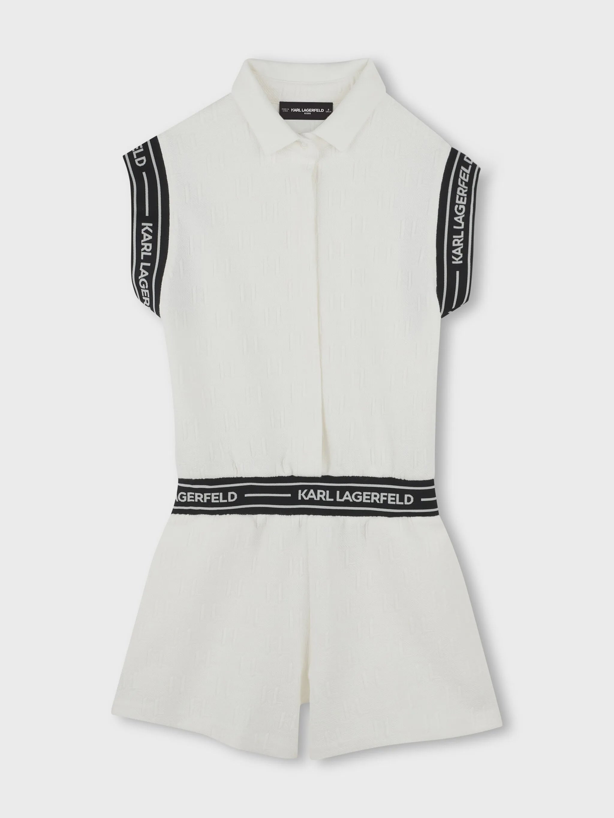KARL LAGERFELD KIDS Short-sleeved playsuit