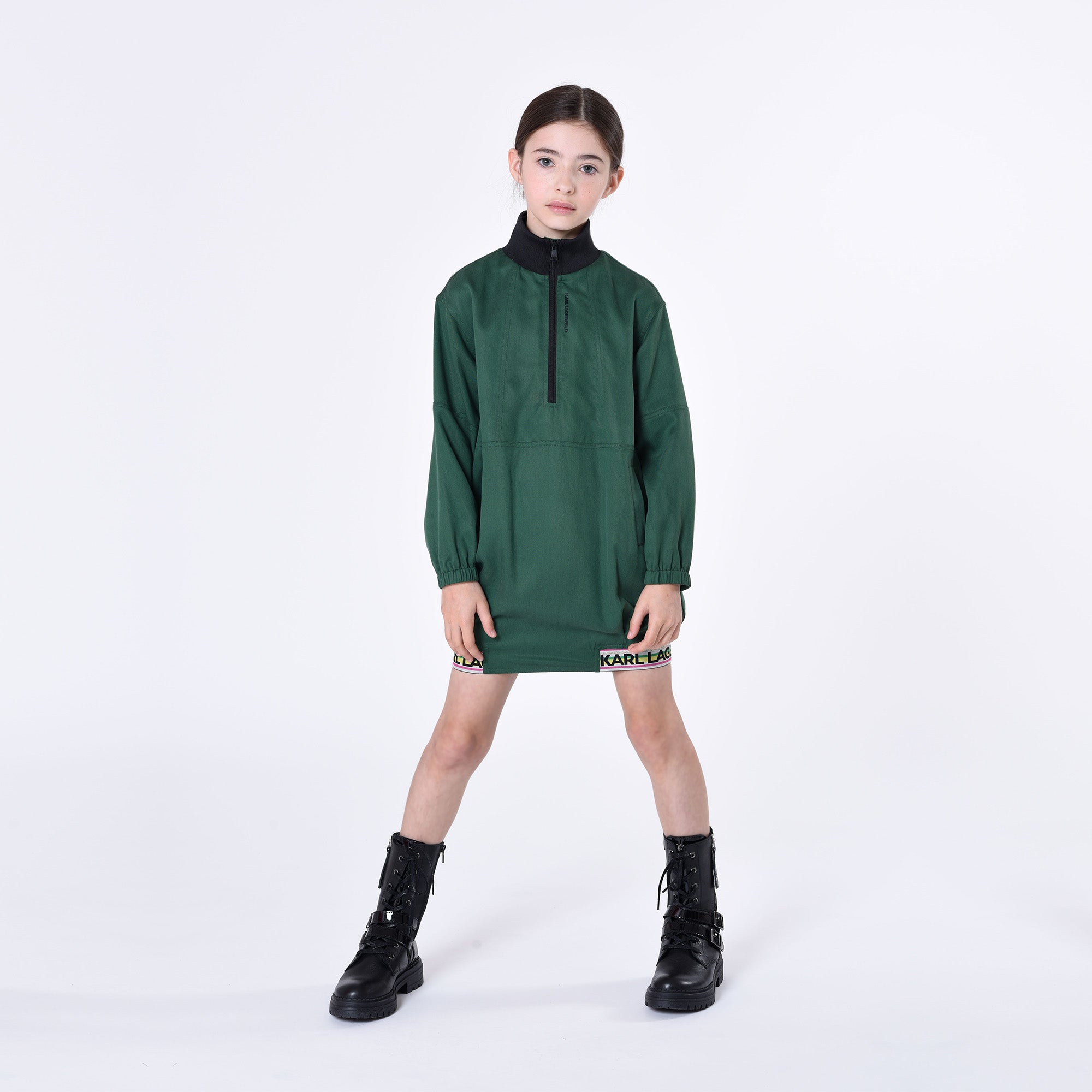 KARL LAGERFELD GREEN DRESS