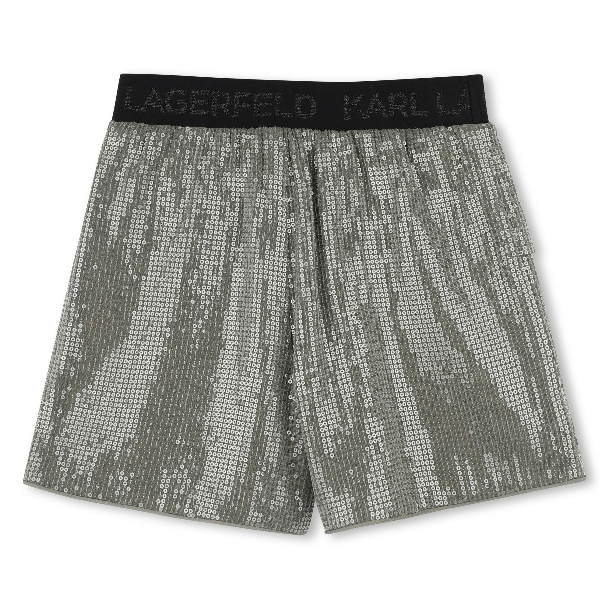 Karl Lagerfeld Kids Formal shorts with sequins