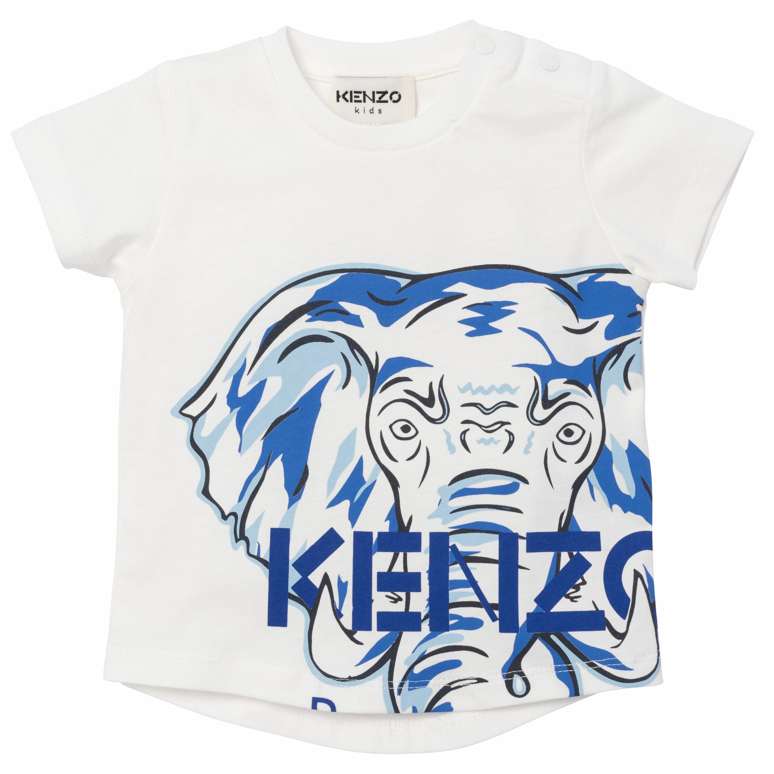 KENZO ELEPHANT PRINT T SHIRT